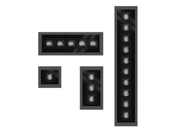 EDGE R - Recessed LED rectangular aluminium spotlight by Ghidini Lighting - view 2